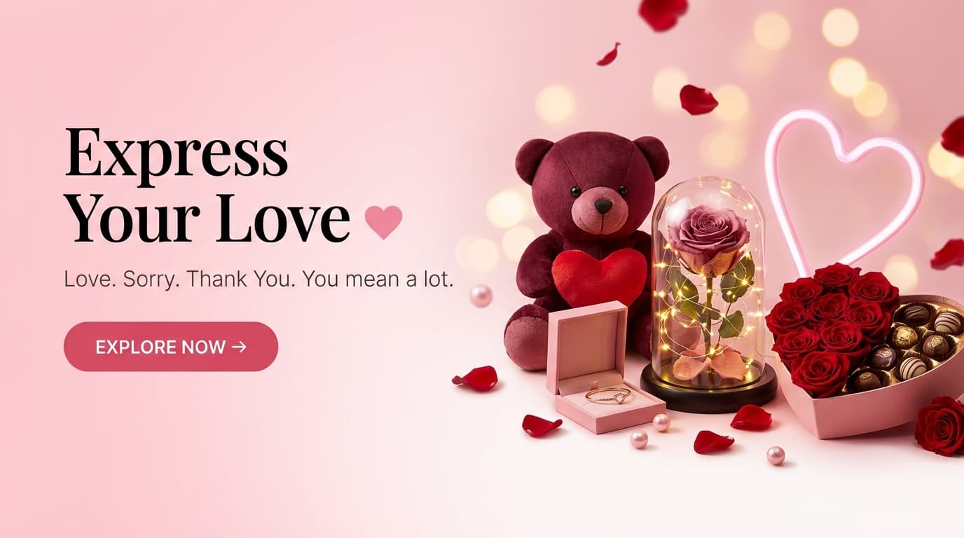 Express Your Love — Love, Sorry, Thank You. You mean a lot.