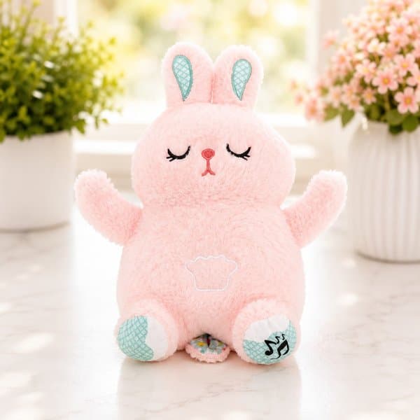 Breathing Rabbit Plush Toy – Premium Quality, 4 Modes