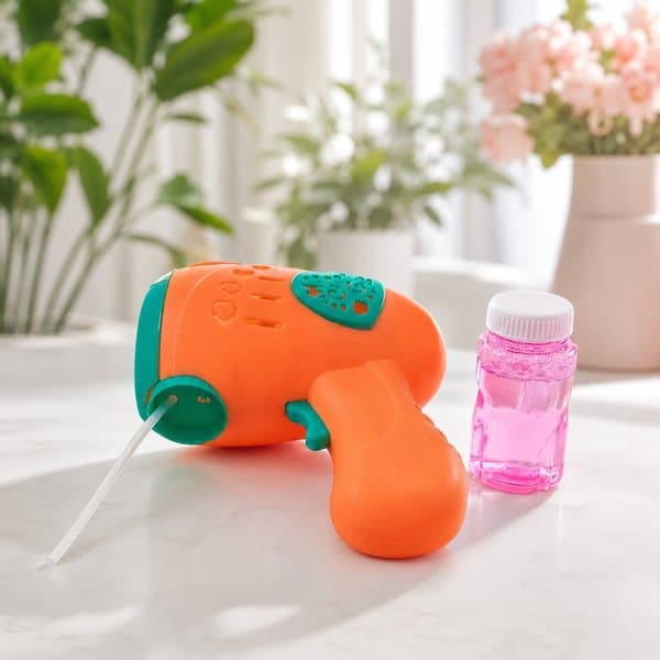 Electric Heart Bubble Gun Toy - View 2