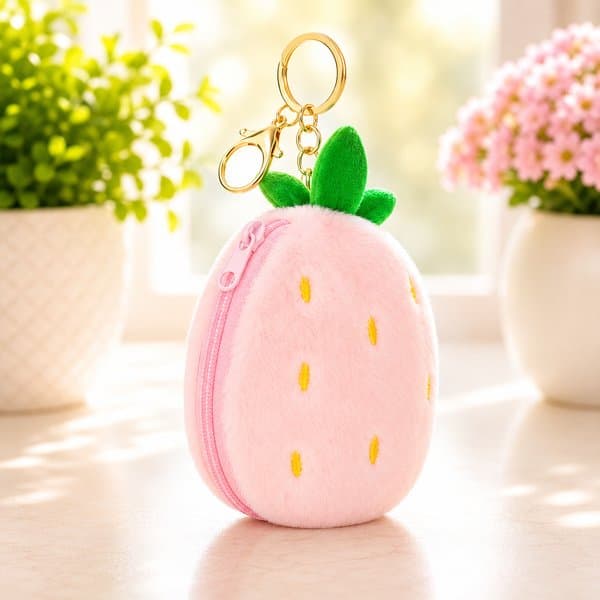 Fruit Bunny Plush Keychain