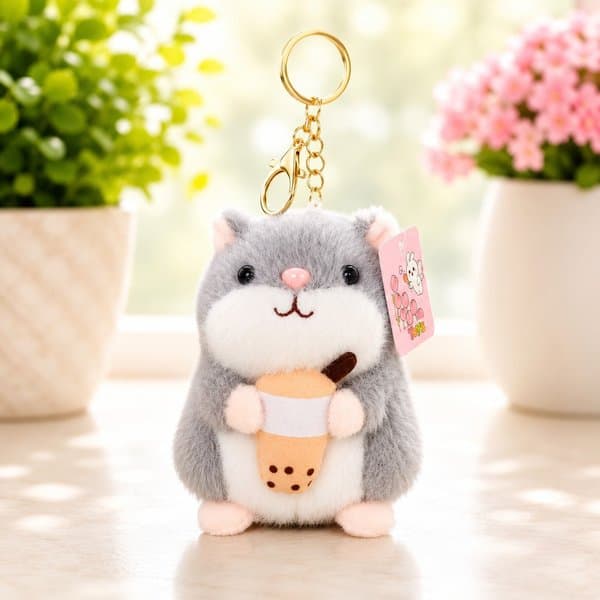 Hamster Plush Keychain - View 4