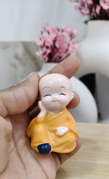 Mini Buddha Monk Decor Set - View 4