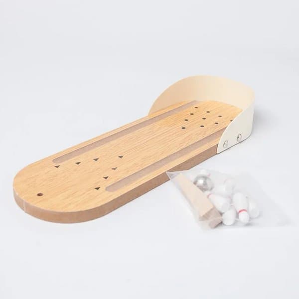Mini Wooden Bowling Game - View 6