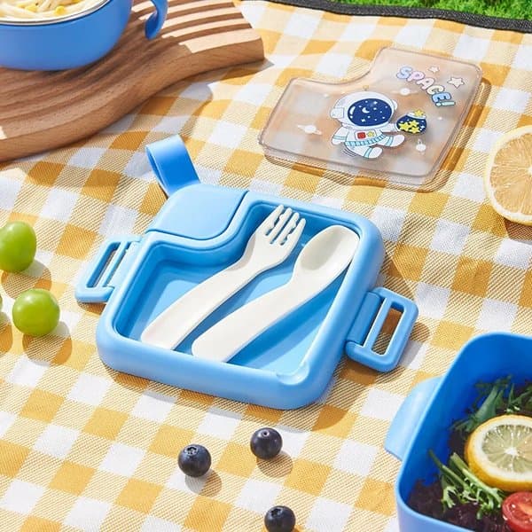 Space Theme Kids Lunch Box - View 3