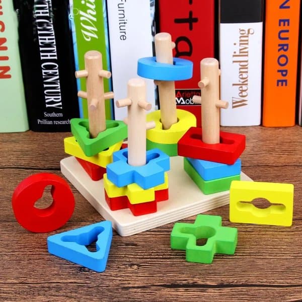 Wooden Shape Sorting Toy - View 2
