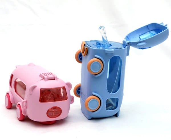 Cute Bus-Shaped Kids Water Bottle