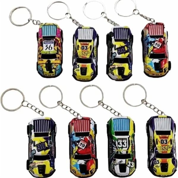 Pullback Metal Car Keychain