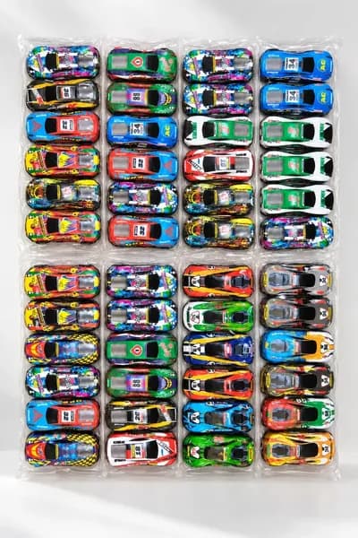 Pullback Metal Car Keychain - View 2